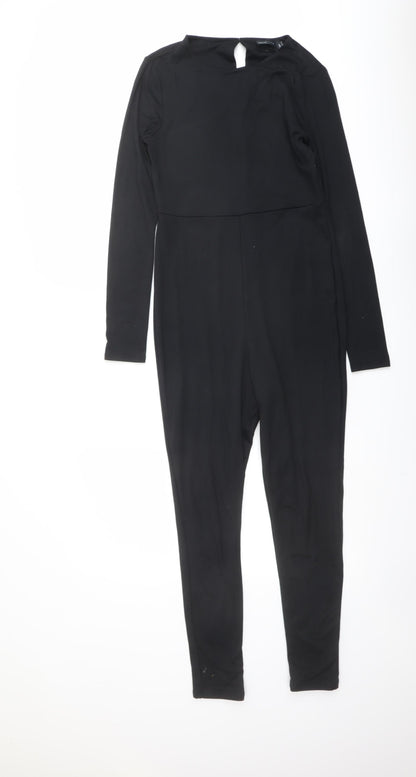 Womens UK Size 12 ASOS One-Piece Black Jumpsuit