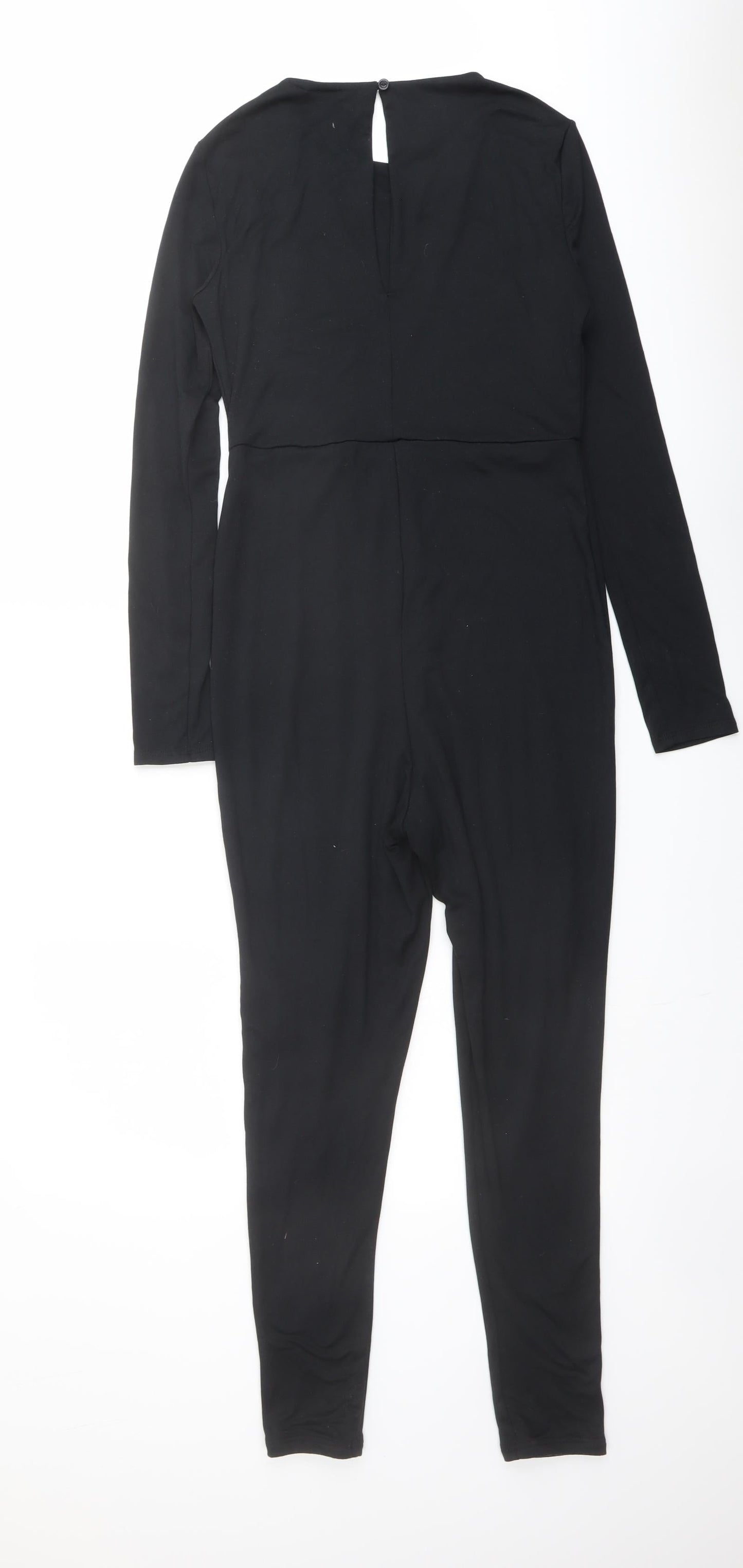 Womens UK Size 12 ASOS One-Piece Black Jumpsuit