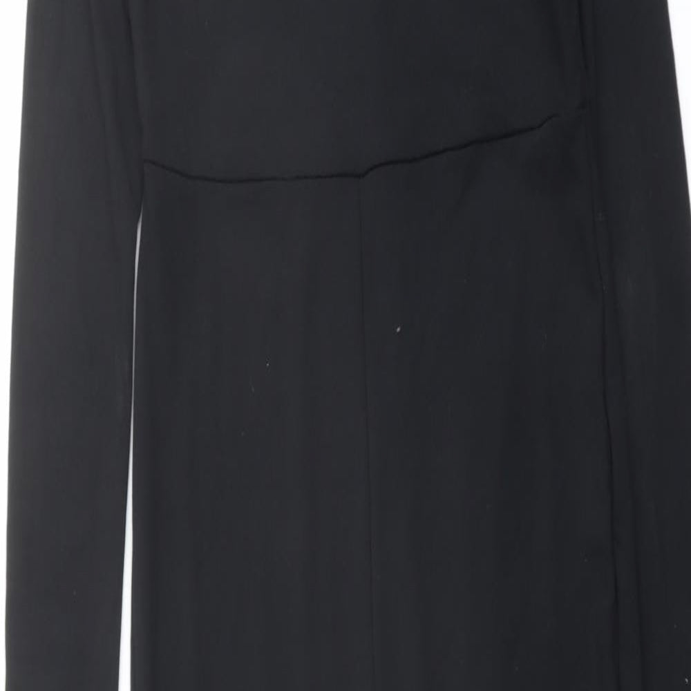 Womens UK Size 12 ASOS One-Piece Black Jumpsuit