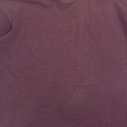 Gap Mens Purple Cotton Polo Size S Collared Button