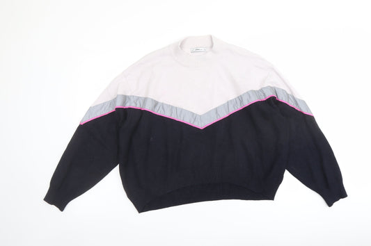 Womens UK Size S Zara Blue Pullover Jumper