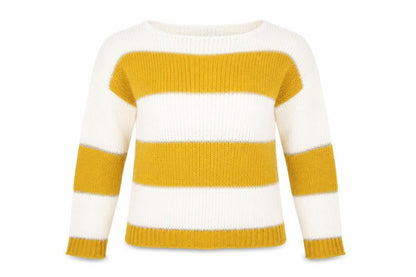 Womens UK Size S Isabella D. Yellow Pullover Jumper