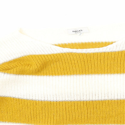 Womens UK Size S Isabella D. Yellow Pullover Jumper