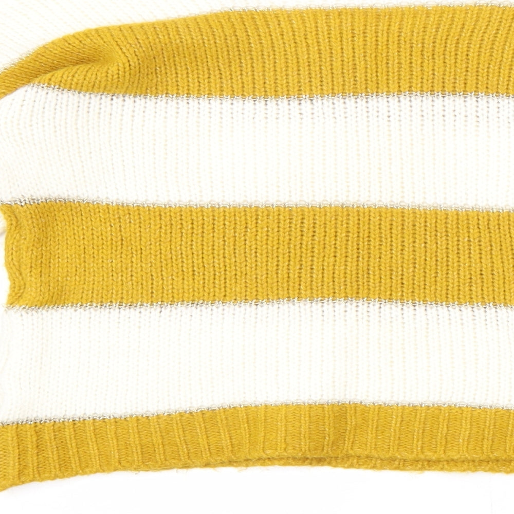 Womens UK Size S Isabella D. Yellow Pullover Jumper