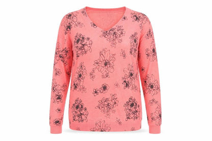 Womens UK Size M Marks and Spencer Pink Pullover Jumper