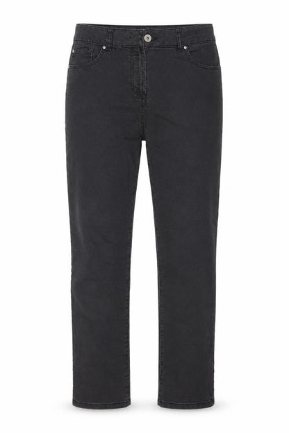 Dash Womens Black Cotton Straight Jeans Size 31 in L28 in Regular Zip