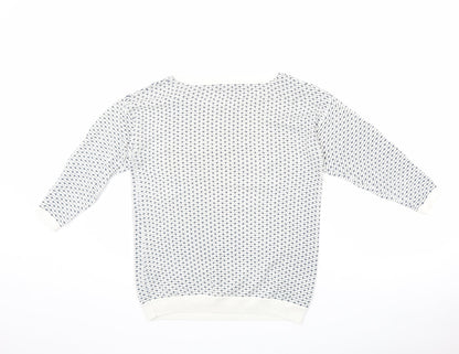 Womens UK Size XS Esprit Ivory Pullover Jumper