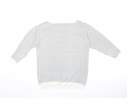 Womens UK Size XS Esprit Ivory Pullover Jumper
