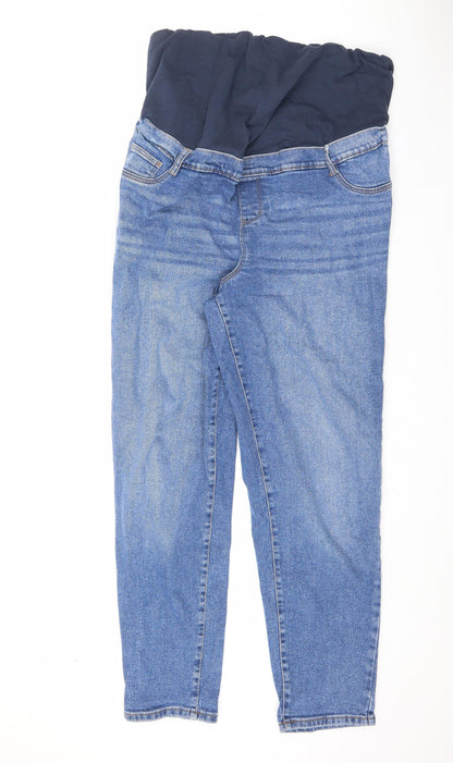 Urban Bliss Womens Blue Cotton Straight Jeans Size 16 L29 in Regular