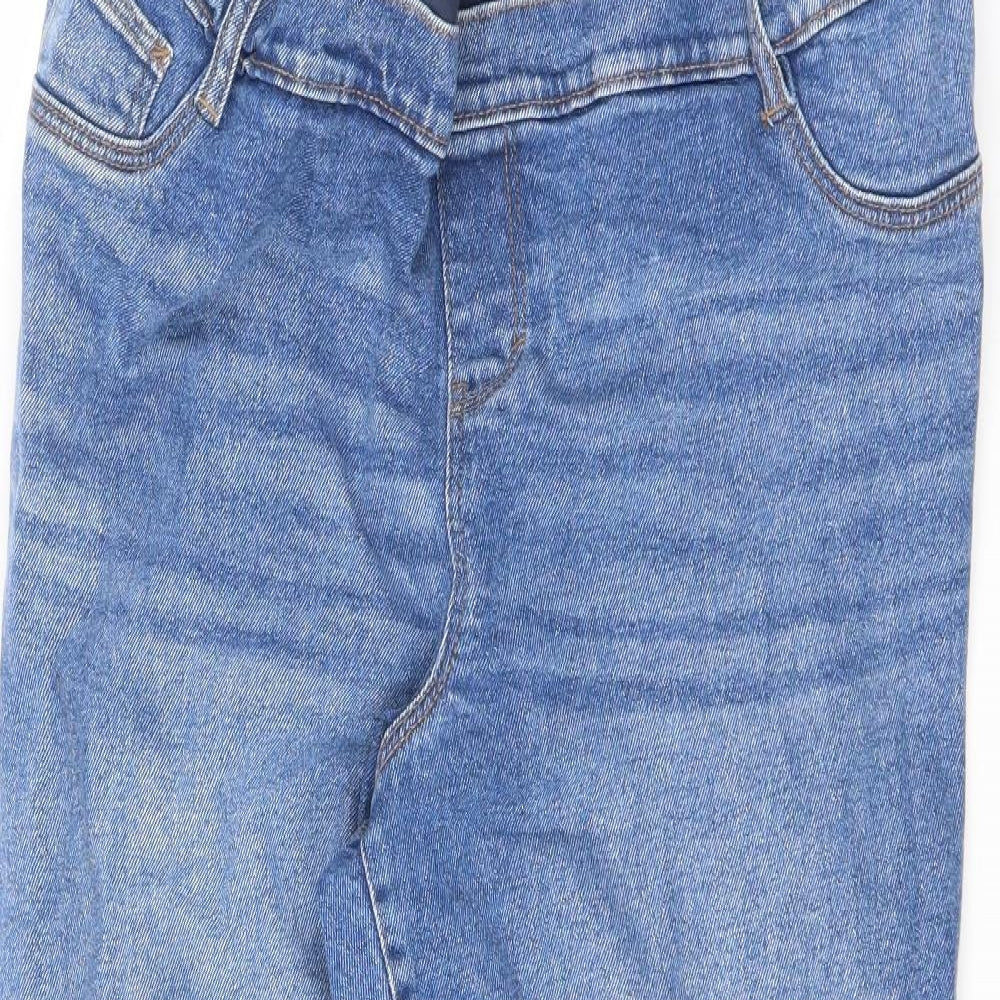 Urban Bliss Womens Blue Cotton Straight Jeans Size 16 L29 in Regular