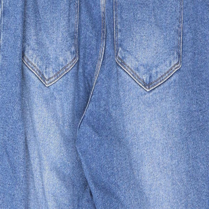 Urban Bliss Womens Blue Cotton Straight Jeans Size 16 L29 in Regular