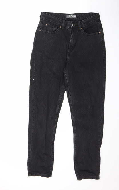 Denim & Co. Womens Black Cotton Skinny Jeans Size 8 L27 in Regular Zip