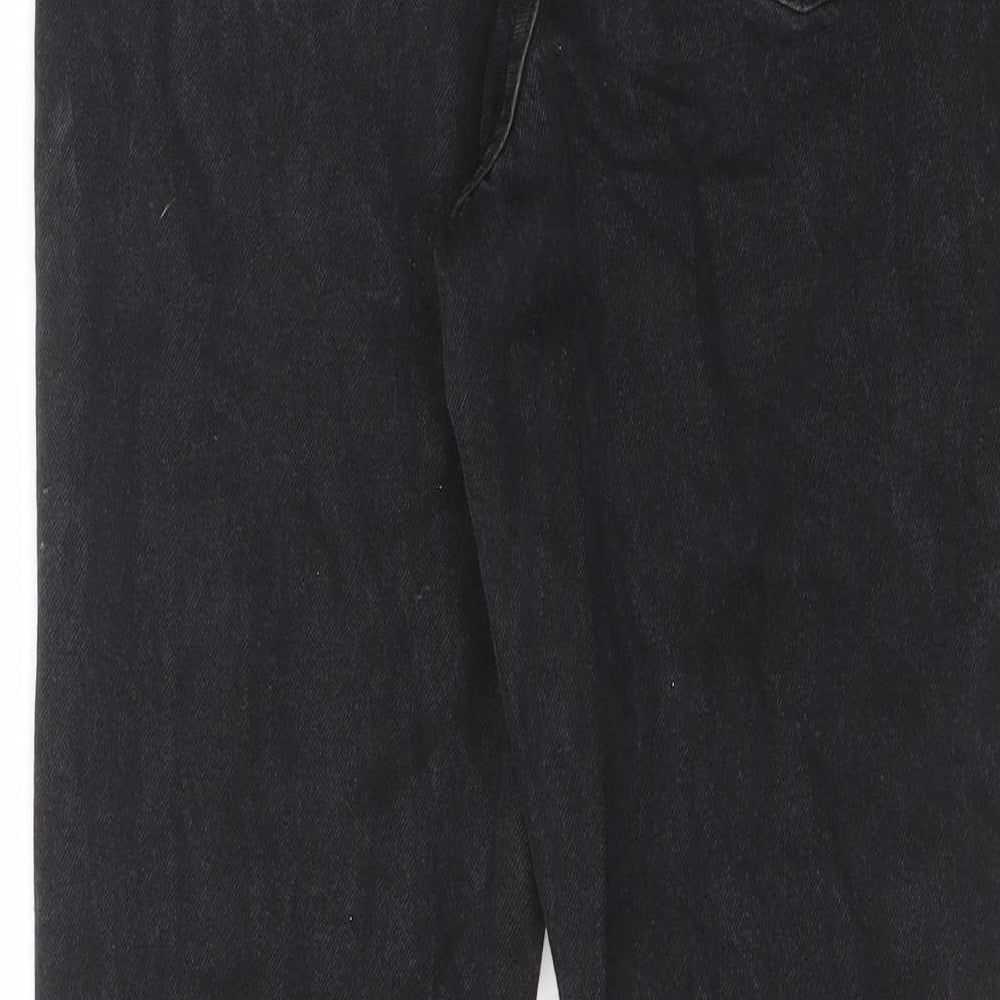 Denim & Co. Womens Black Cotton Skinny Jeans Size 8 L27 in Regular Zip