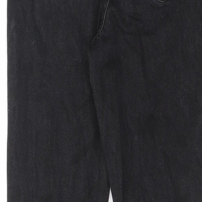 Denim & Co. Womens Black Cotton Skinny Jeans Size 8 L27 in Regular Zip