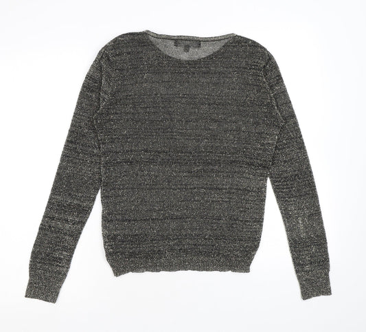 Womens UK Size 12 Limited Collection Grey Pullover Jumper