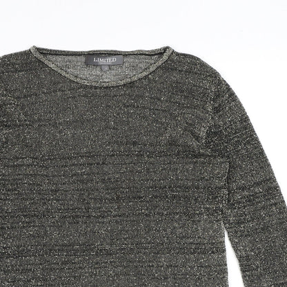 Womens UK Size 12 Limited Collection Grey Pullover Jumper