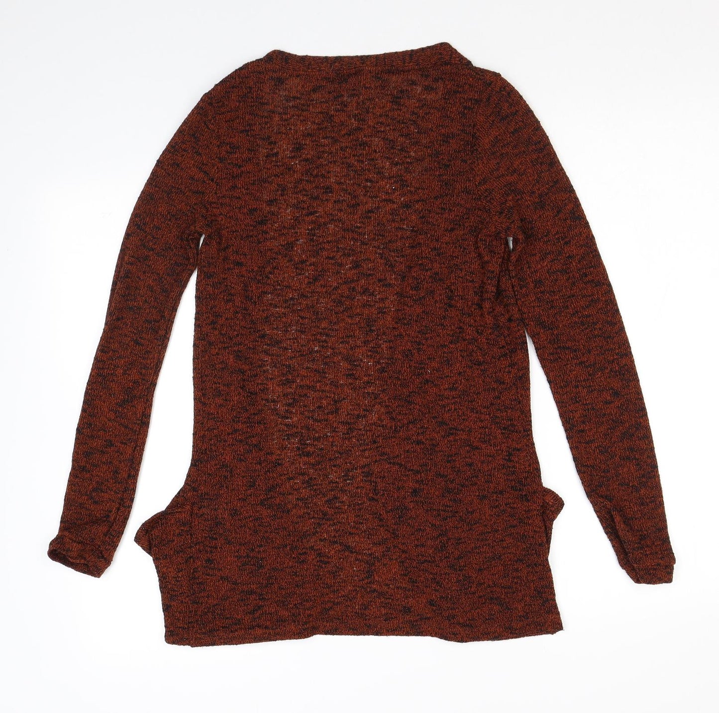 Womens UK Size XS Sparkle & Fade Brown Cardigan Jumper