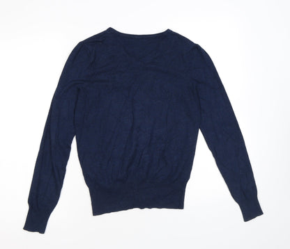 Womens UK Size 8 Marks and Spencer Blue Cardigan Jumper