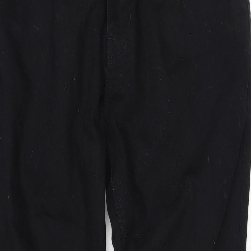 NEXT Womens Black Cotton Skinny Jeans Size 34 in L29 in Regular Zip