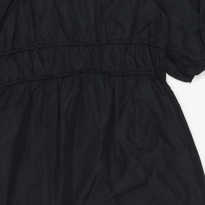 Carolyn Donnelly Womens Black Polyester A-Line Size 14 Round Neck Pullover