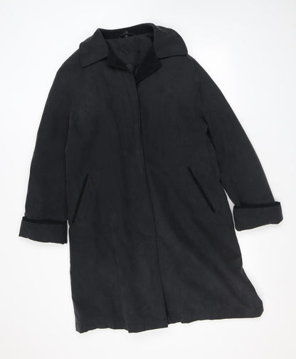 Womens UK Size 12 Klass Black Pea Coat