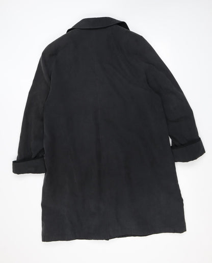 Womens UK Size 12 Klass Black Pea Coat