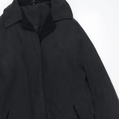 Womens UK Size 12 Klass Black Pea Coat