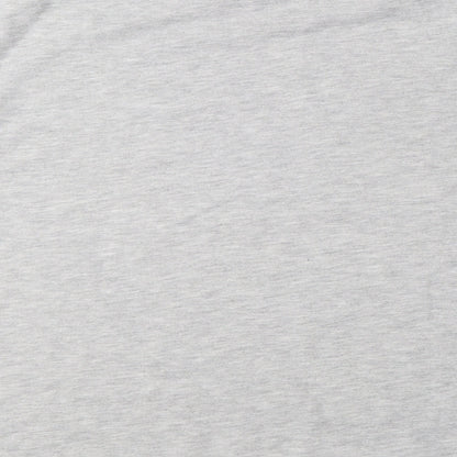 River Island Girls Grey Cotton Pullover Sweatshirt Size 11-12 Years Pullover
