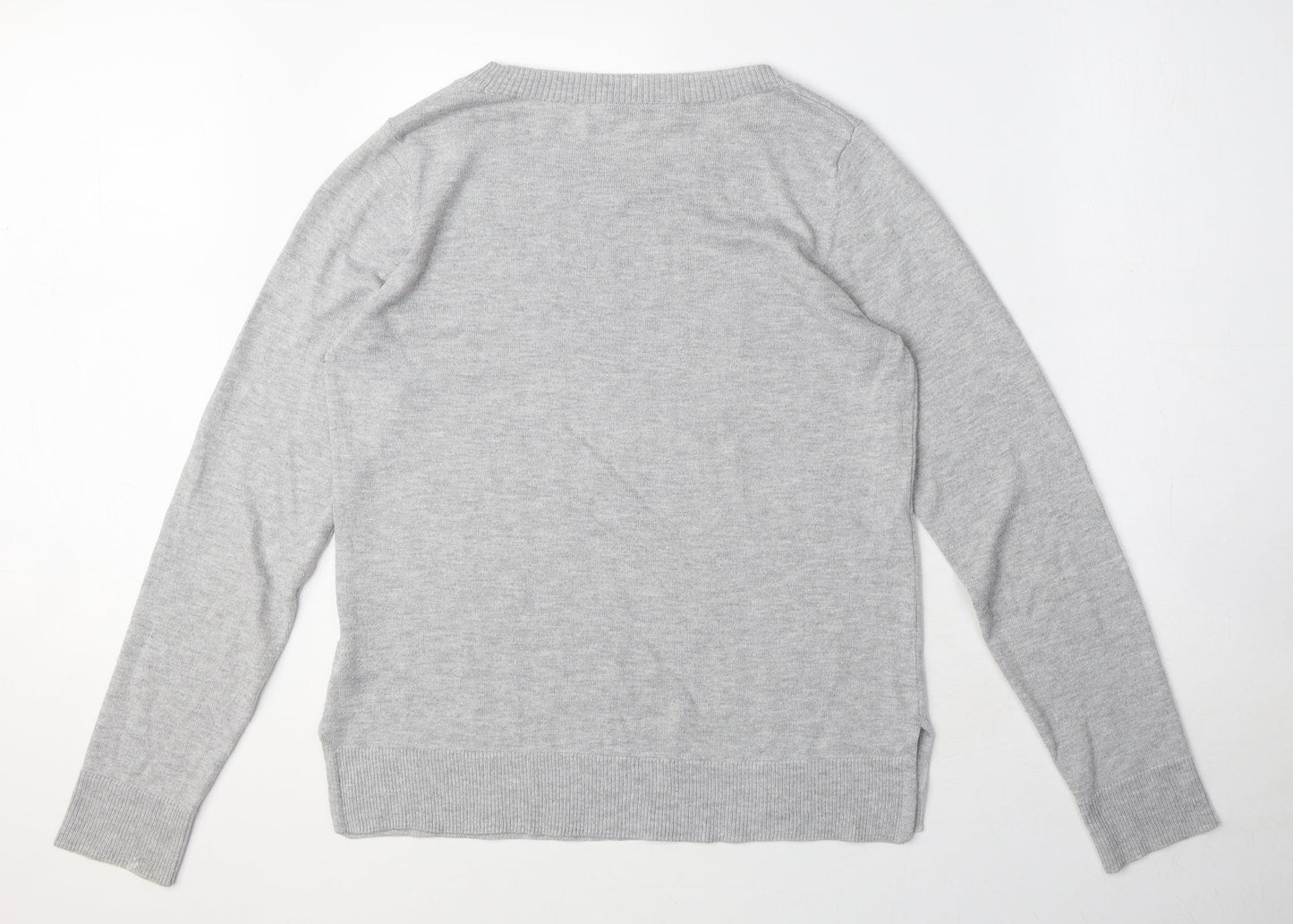 Womens UK Size 10 NEXT Grey Pullover Jumper