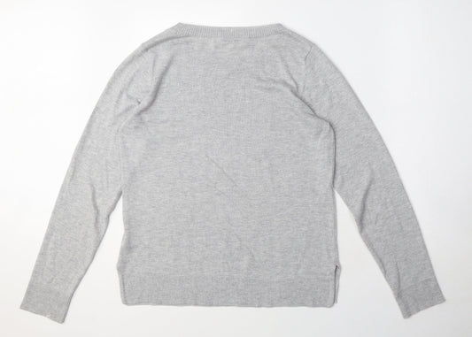 Womens UK Size 10 NEXT Grey Pullover Jumper