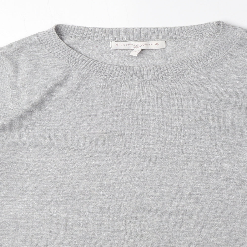 Womens UK Size 10 NEXT Grey Pullover Jumper