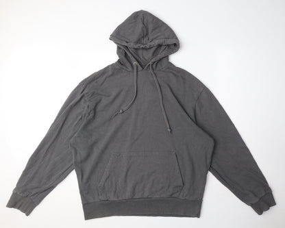 Mens UK Size M COLLUSION Grey Pullover Hoodie
