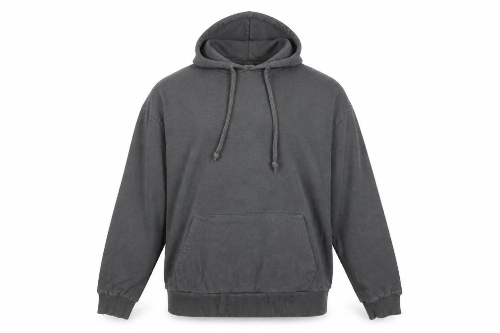 Collusion Mens Grey Cotton Pullover Hoodie Size M - Pocket