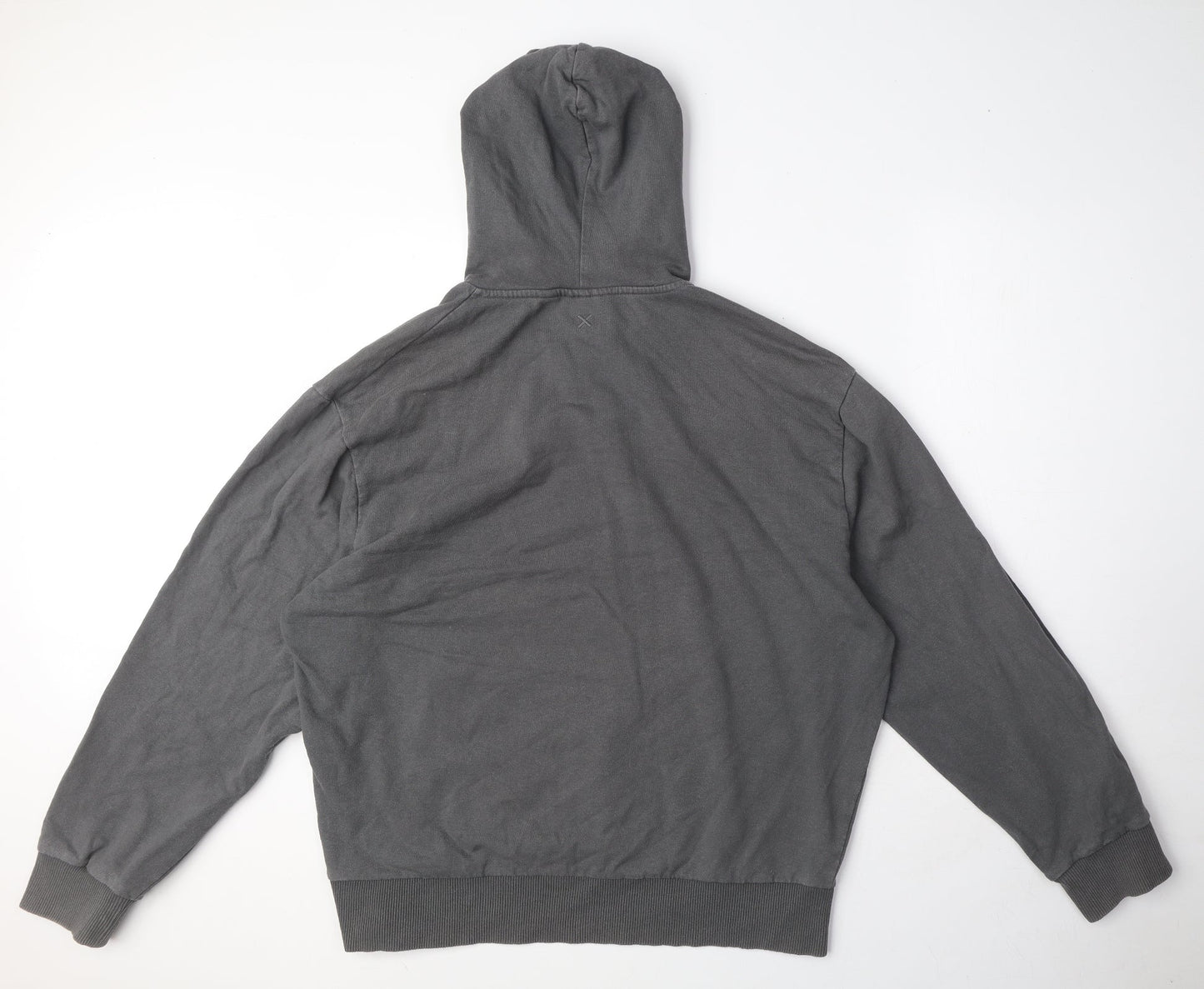 Mens UK Size M COLLUSION Grey Pullover Hoodie