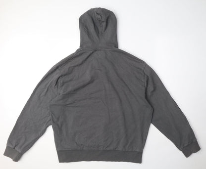 Mens UK Size M COLLUSION Grey Pullover Hoodie