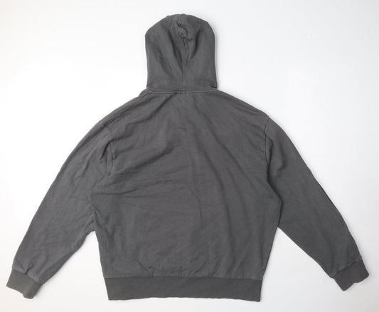 Mens UK Size M COLLUSION Grey Pullover Hoodie