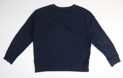 Mens UK Size L H&M Blue Pullover Sweatshirt