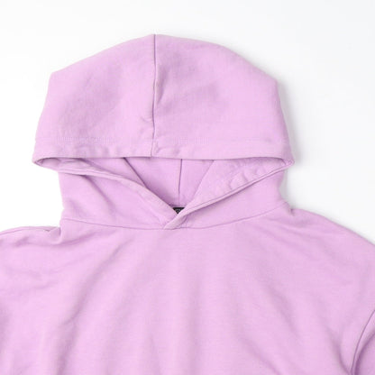 Zara Womens Purple Cotton Pullover Hoodie Size M Pullover