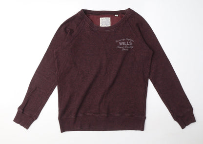Womens UK Size 8 Jack Wills Brown Pullover Sweatshirt