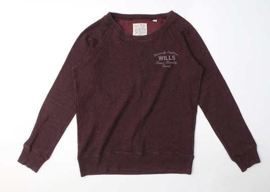 Womens UK Size 8 Jack Wills Brown Pullover Sweatshirt