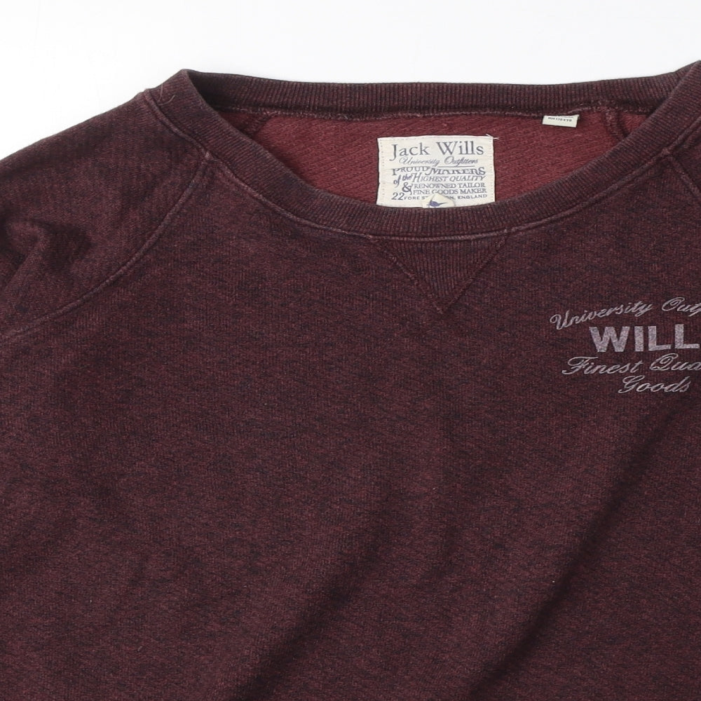 Womens UK Size 8 Jack Wills Brown Pullover Sweatshirt