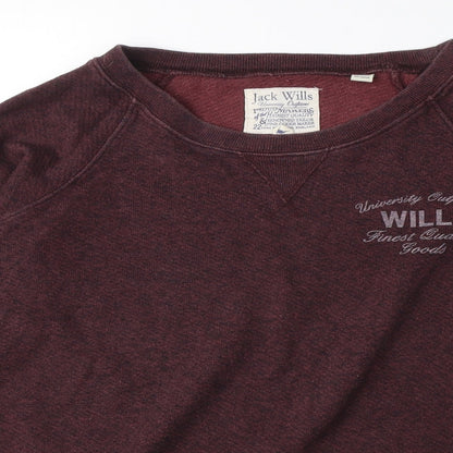 Womens UK Size 8 Jack Wills Brown Pullover Sweatshirt