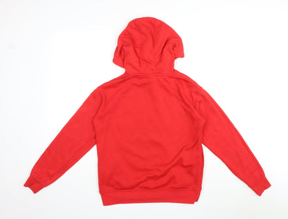 Womens UK Size XS Disney Red Pullover Hoodie