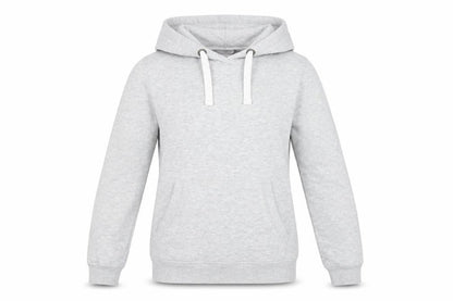 Avenue Womens Grey Cotton Pullover Hoodie Size 8 Pullover
