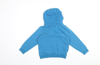 NEXT Boys Blue Cotton Pullover Hoodie Size 7 Years Pullover - Totally Rad Skate