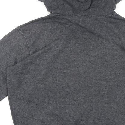 Mens UK Size M Russell Athletic Grey Pullover Hoodie