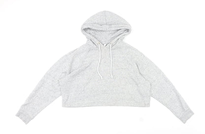 Womens UK Size L Divided by H&M Grey Pullover Hoodie