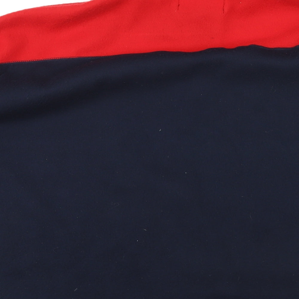 Alibi Mens Blue Polyester Henley Sweatshirt Size L - 1/4 Zip