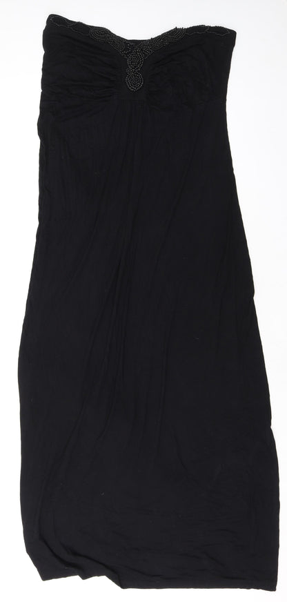 NEXT Womens Black Viscose A-Line Size 18 Sweetheart Pullover