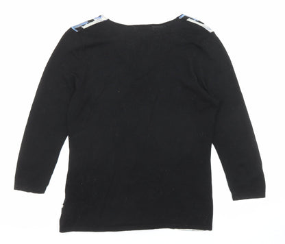 Womens UK Size 12 Paraphrase Multicoloured Pullover Jumper